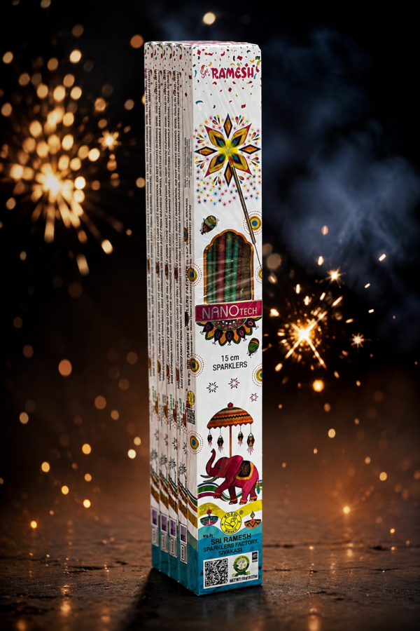 15 CM Nano Tech Sparklers | 1 Box
