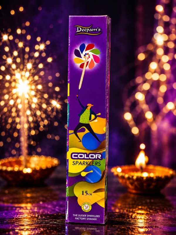 15 CM Color Sparklers | 1 Box | 10 Pcs