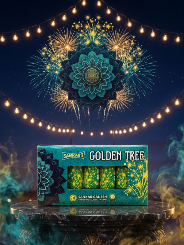 3" Golden Tree ( 5 piece ) | 1 Box