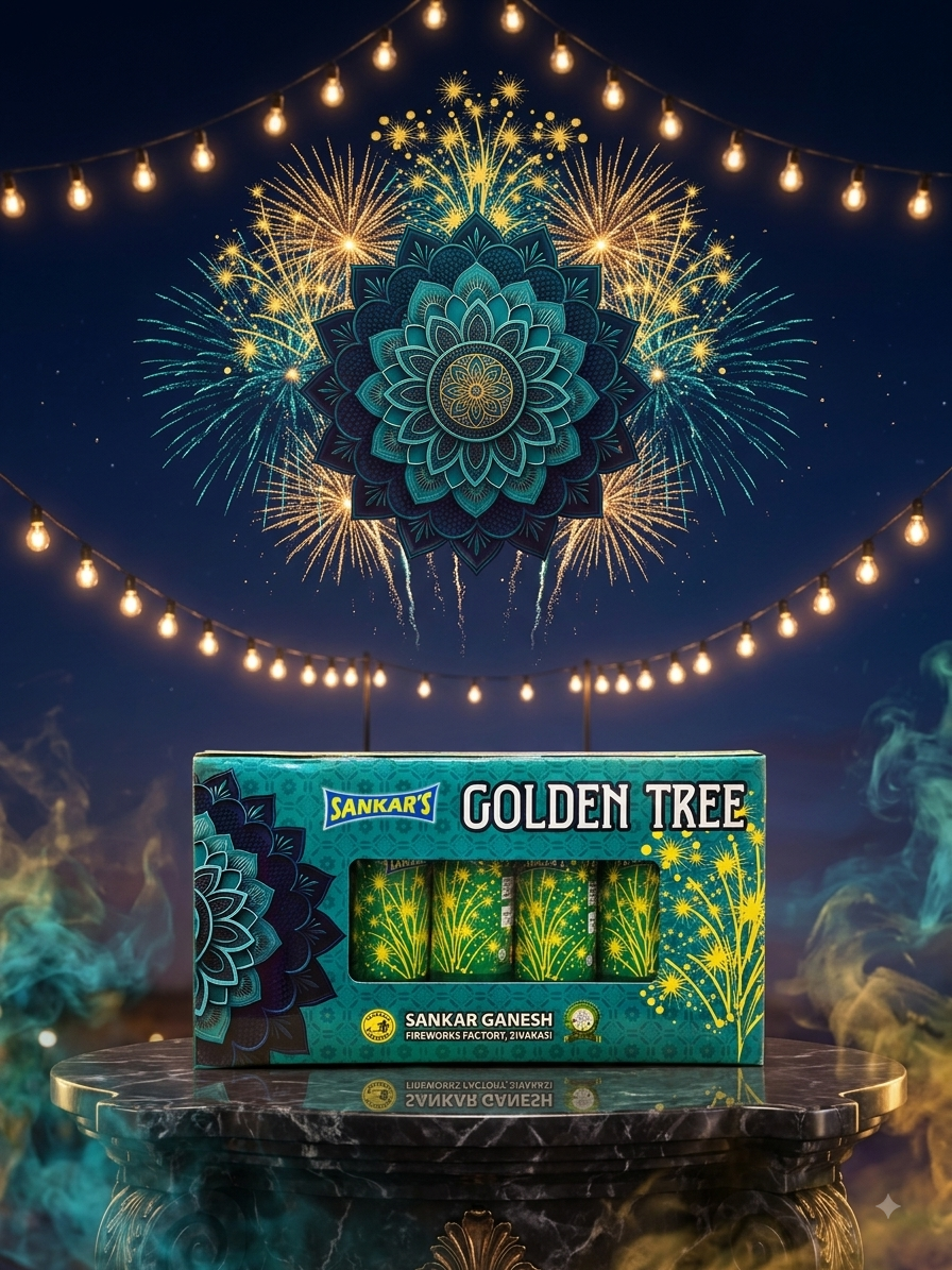 3" Golden Tree ( 5 piece ) | 1 Box