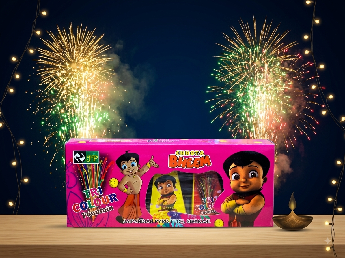 Chotta Bheem Fountain (3 piece) | 1 Box