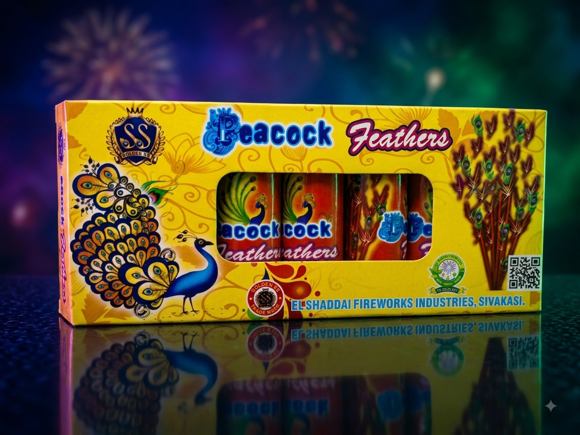 Peacock Feather | 1 Box | 5 piece