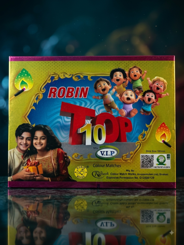 VIP Top 10 in 1 laptop (Ramesh sparklers) (10box) | 1 Box