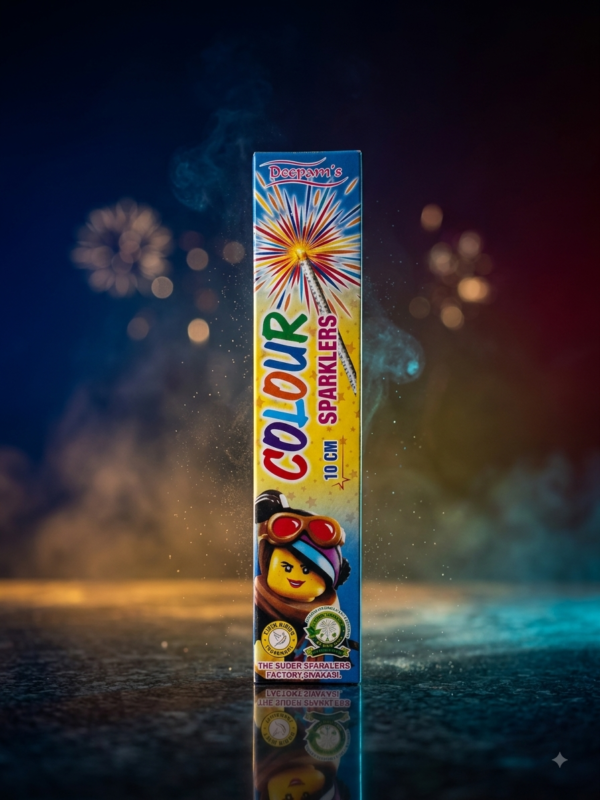 10 CM Color Sparklers | 1 Box | 10 Pcs