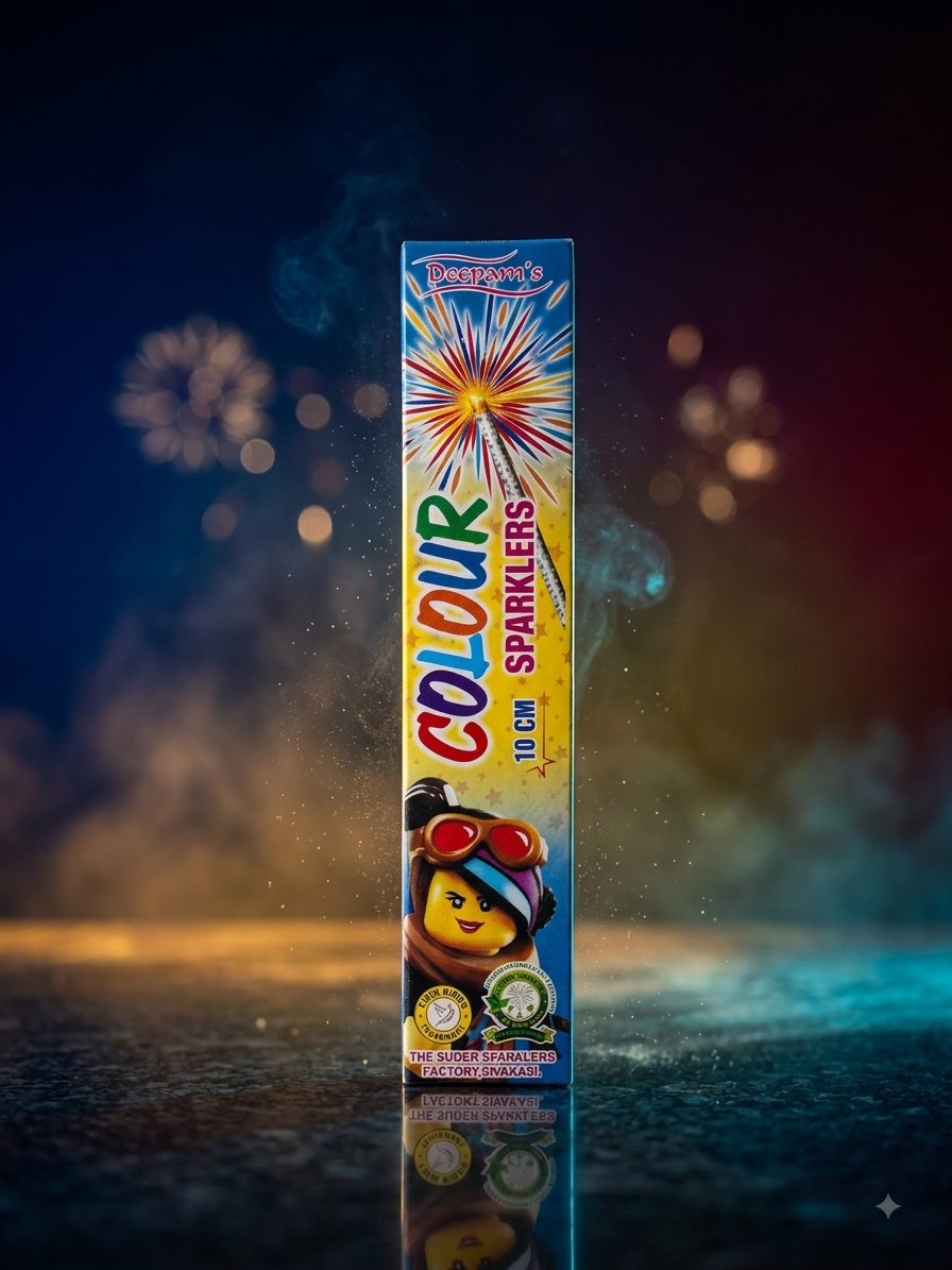 10 CM Color Sparklers | 1 Box | 10 Pcs