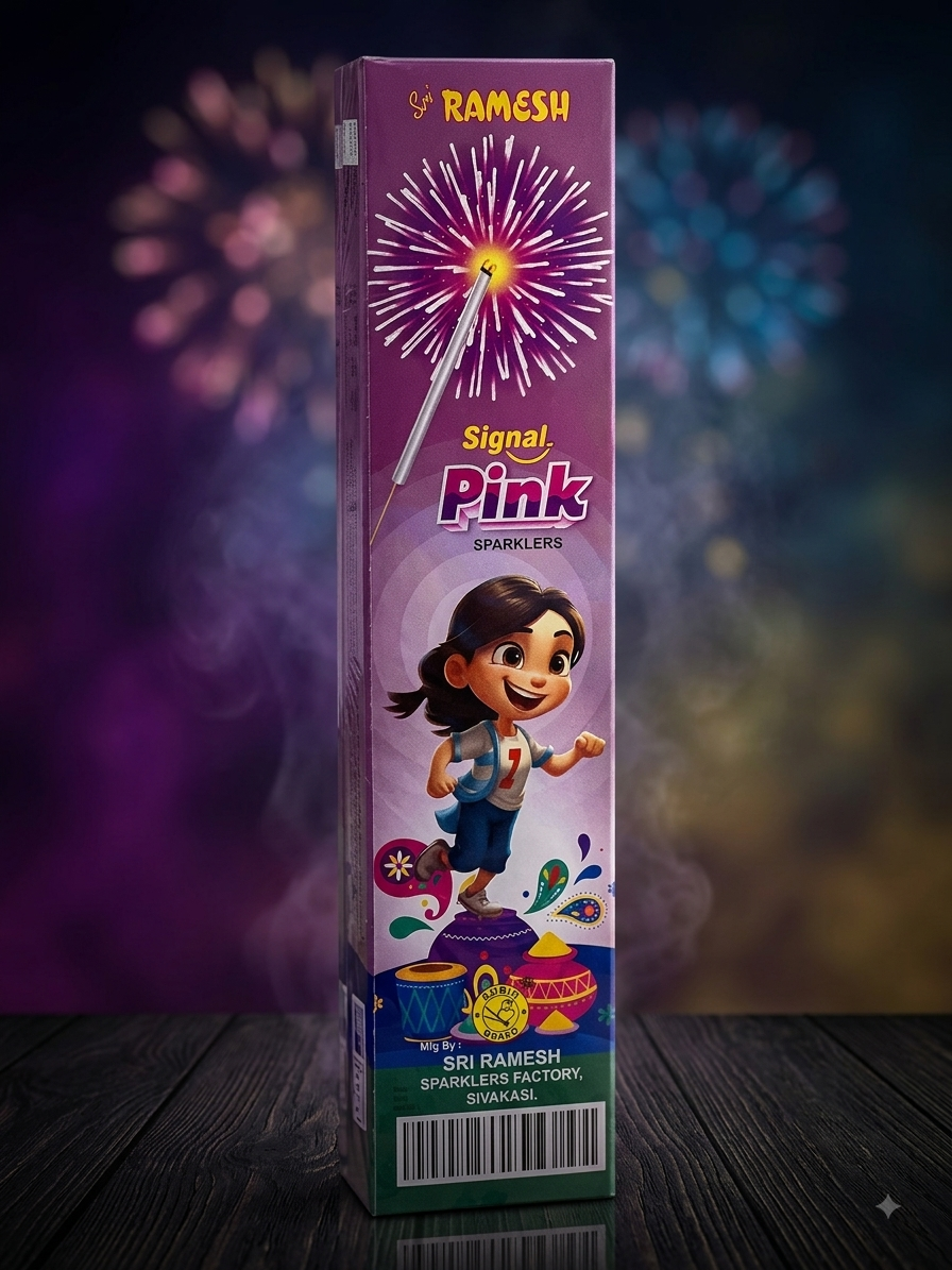 10 CM Pink Sparklers | 1 Box | 10 pcs