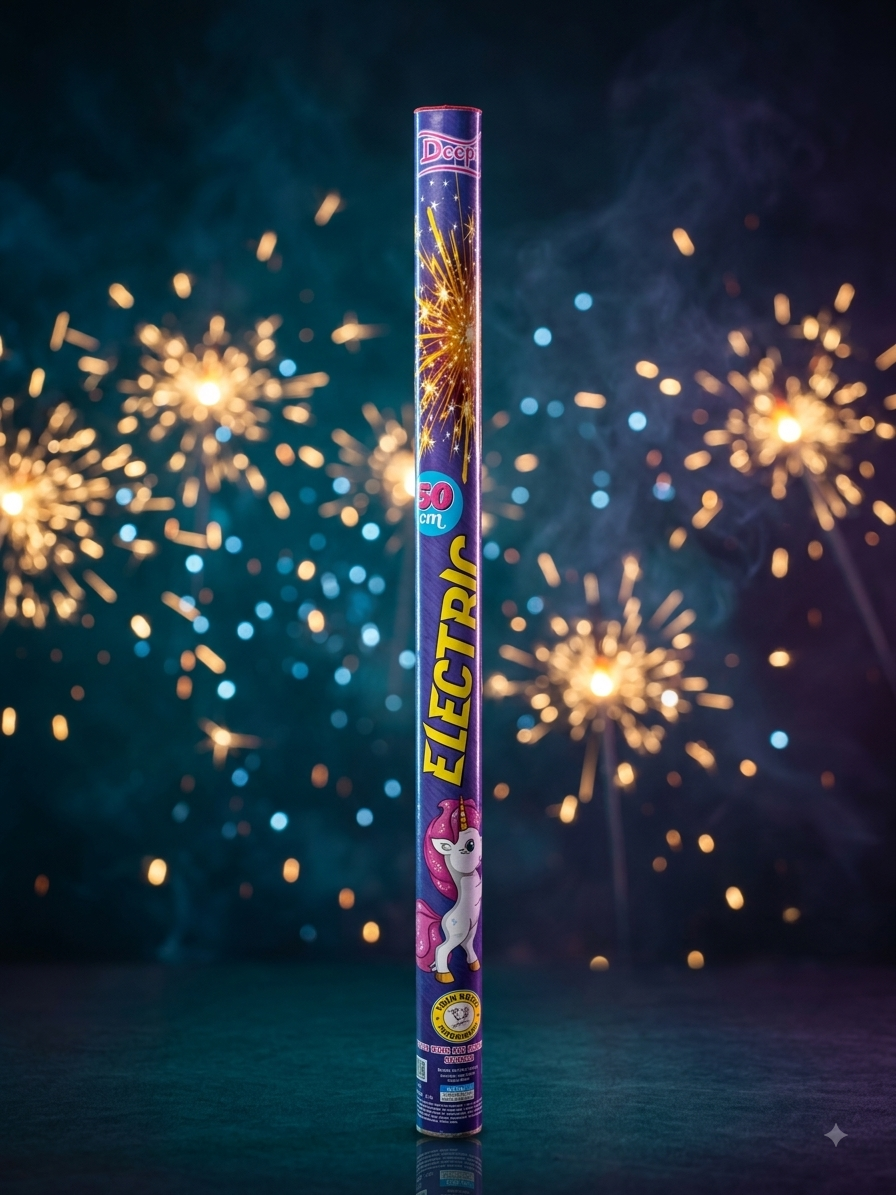 50 CM Electric Sparklers | 1 Tube | 5 Pcs