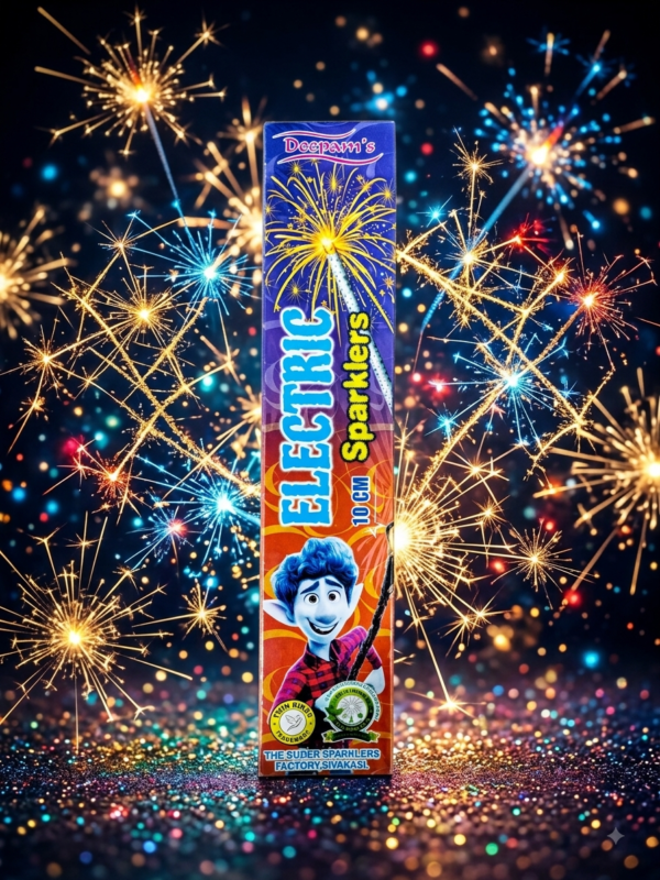 10 CM Electric Sparklers | 1 Box | 10 Pcs